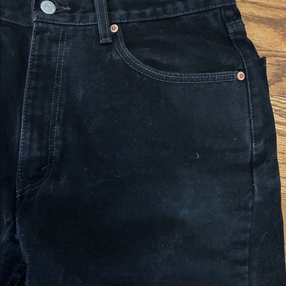 Vintage Levi’s 550 Relaxed Fit Jeans 34x30 Black Blank Tab - Picture 15 of 16